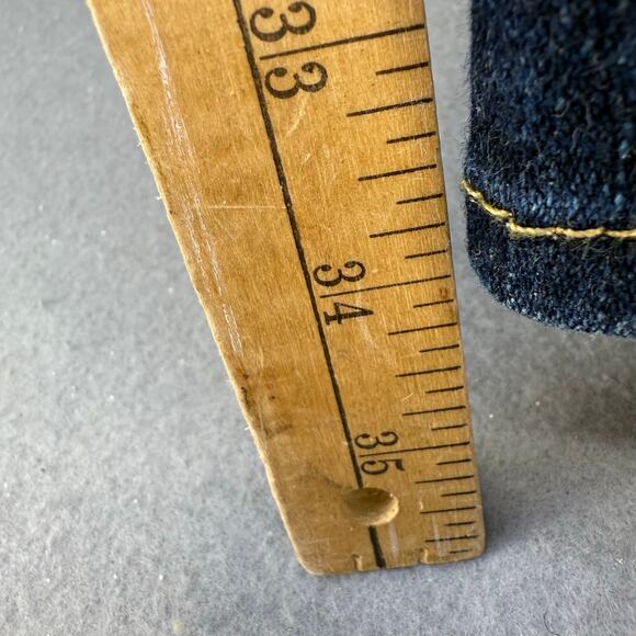 True Religion Jeans Womens 32 (14) Dark Blue Joey Flare Bell Bottom Hippie Jeans - Picture 13 of 14